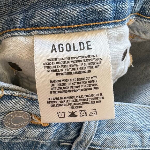 AGOLDE Parker Long Shorts in Swapmeet Size 29 - Picture 4 of 5